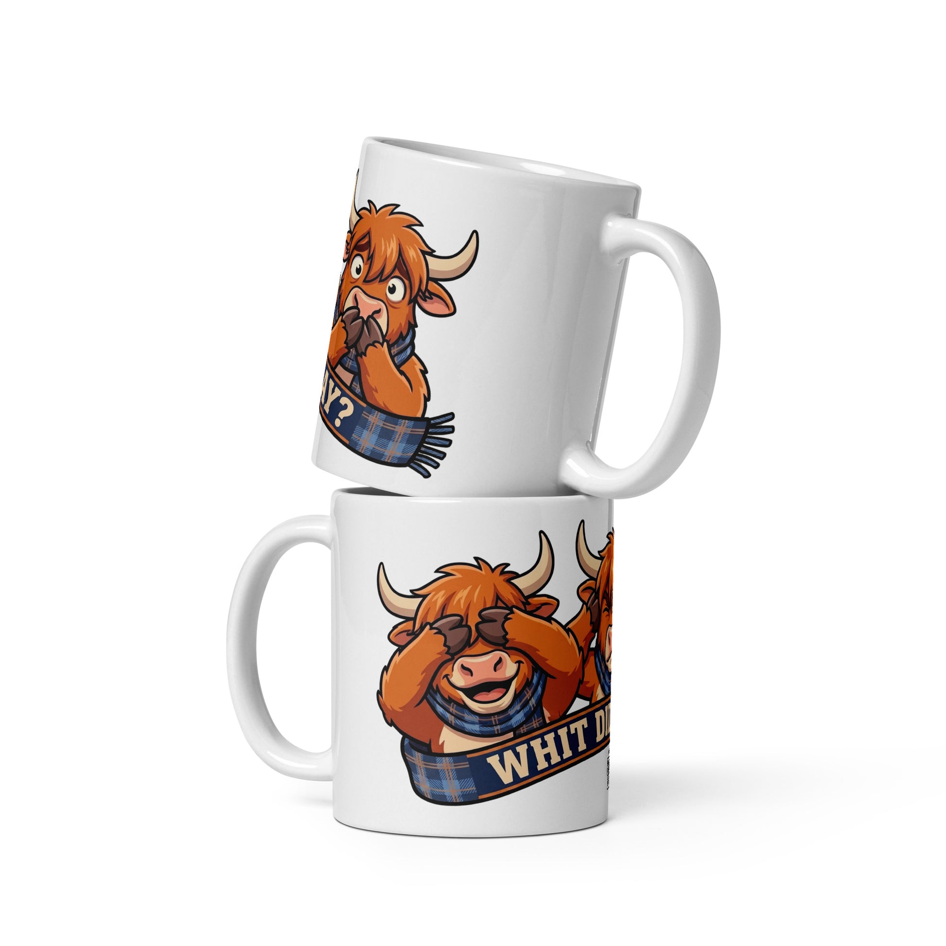 THREE WISE COOS - Mug | White | Front view