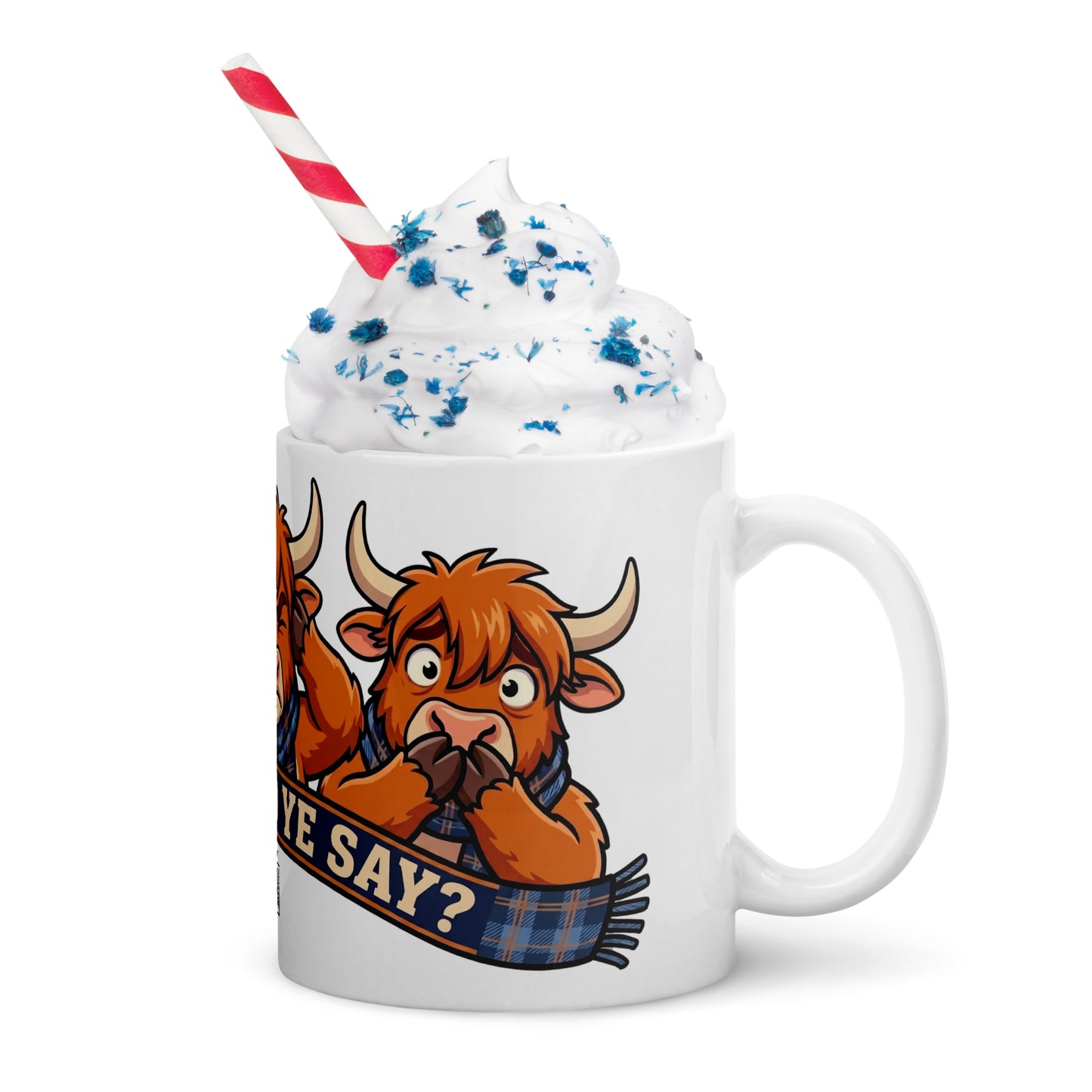 THREE WISE COOS - Mug | White | Handle on the right